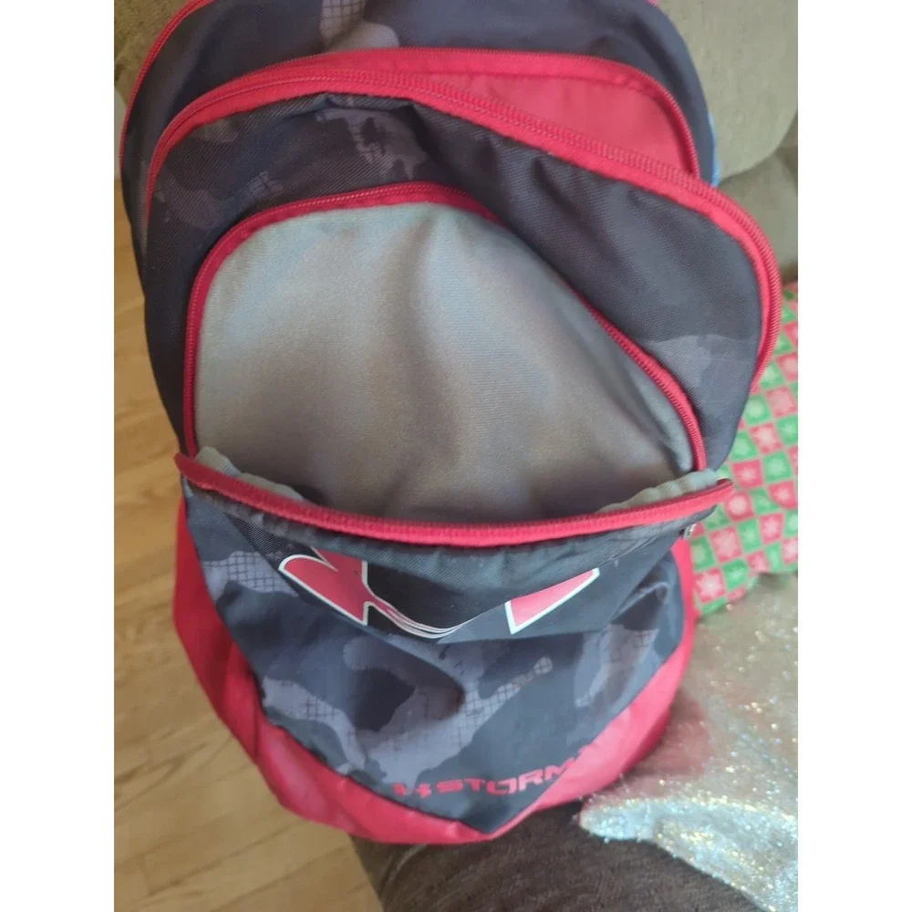 Under Armour Backpack With Laptop Slot Red‎ Black